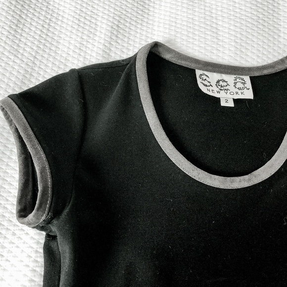 Black & Grey Dress with Pockets | SEA New York - Picture 4 of 6